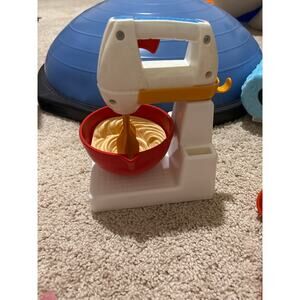 Vintage fisher price fun with food mixer set